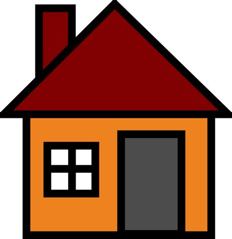 basic house clipart.